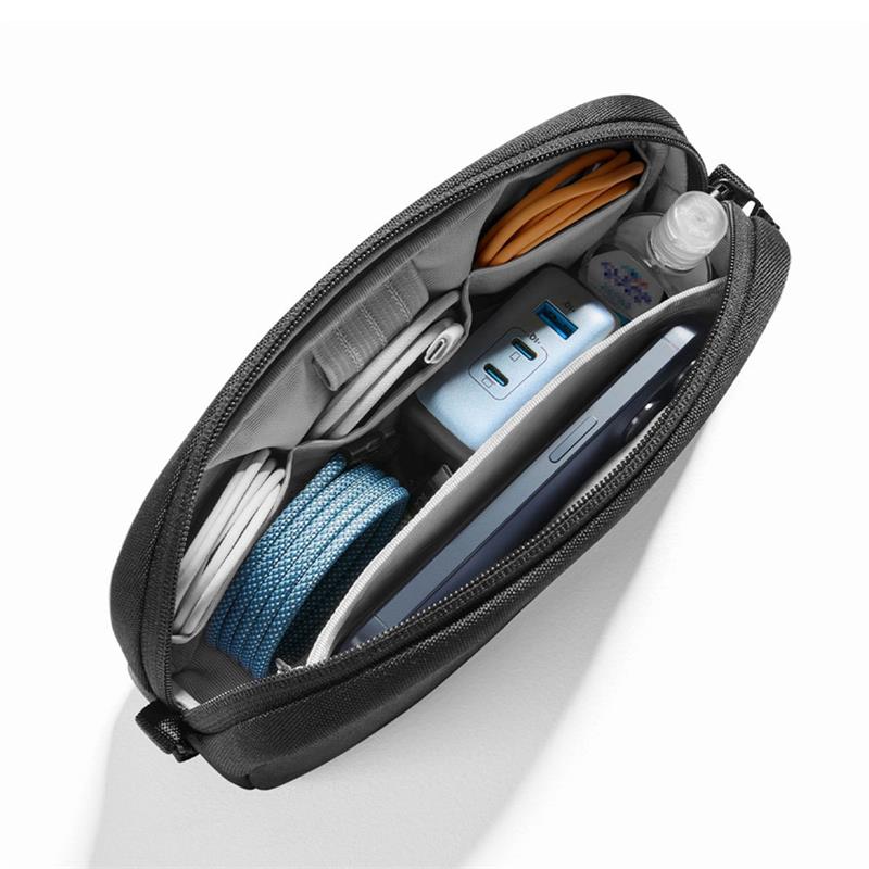 TomToc puzdro Light-T12 Electronic Accessory Pouch S - Mist Blue