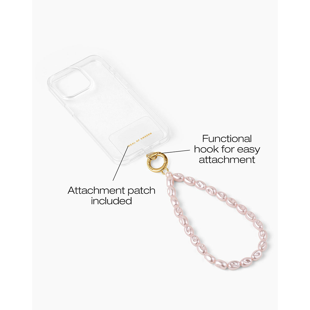 iDeal Phone Wristlet Strap Pink Pearl