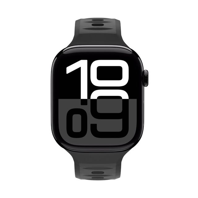 Cubenest sportovní řemínek pro Apple Watch 49/46/45/44/42 mm - černý