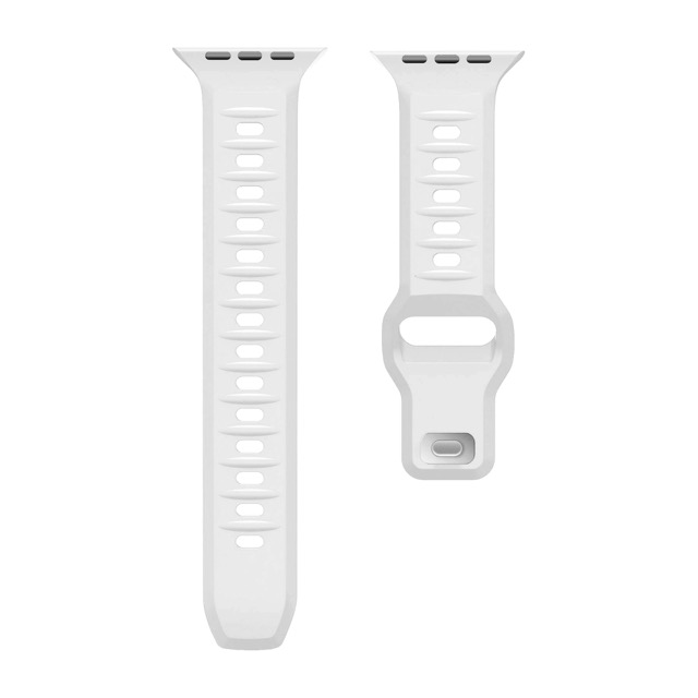 Cubenest sportovní řemínek pro Apple Watch 49/46/45/44/42 mm - bílý