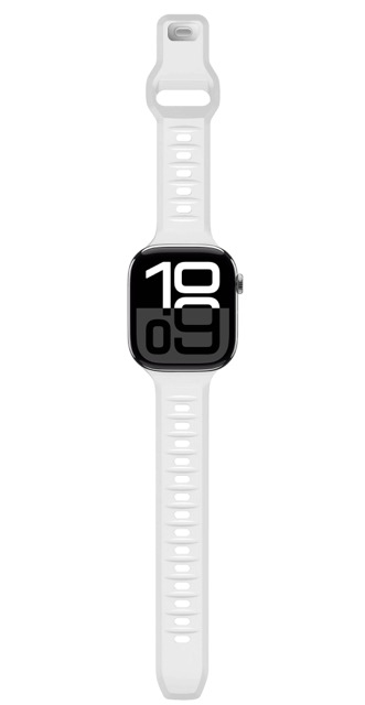 Cubenest sportovní řemínek pro Apple Watch 49/46/45/44/42 mm - bílý