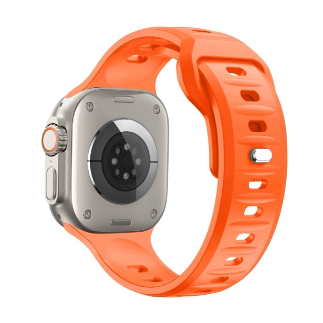 Cubenest sportovní řemínek pro Apple Watch 49/46/45/44/42 mm - oranžový