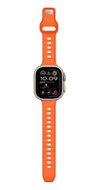 Cubenest sportovní řemínek pro Apple Watch 49/46/45/44/42 mm - oranžový