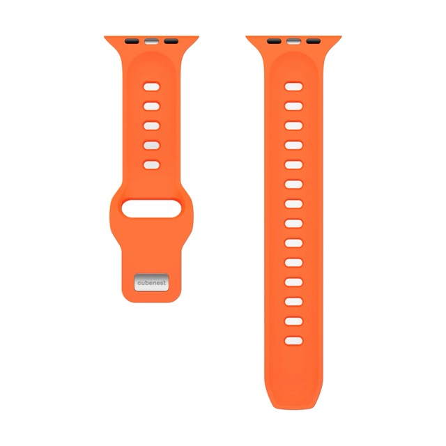 Cubenest sportovní řemínek pro Apple Watch 49/46/45/44/42 mm - oranžový