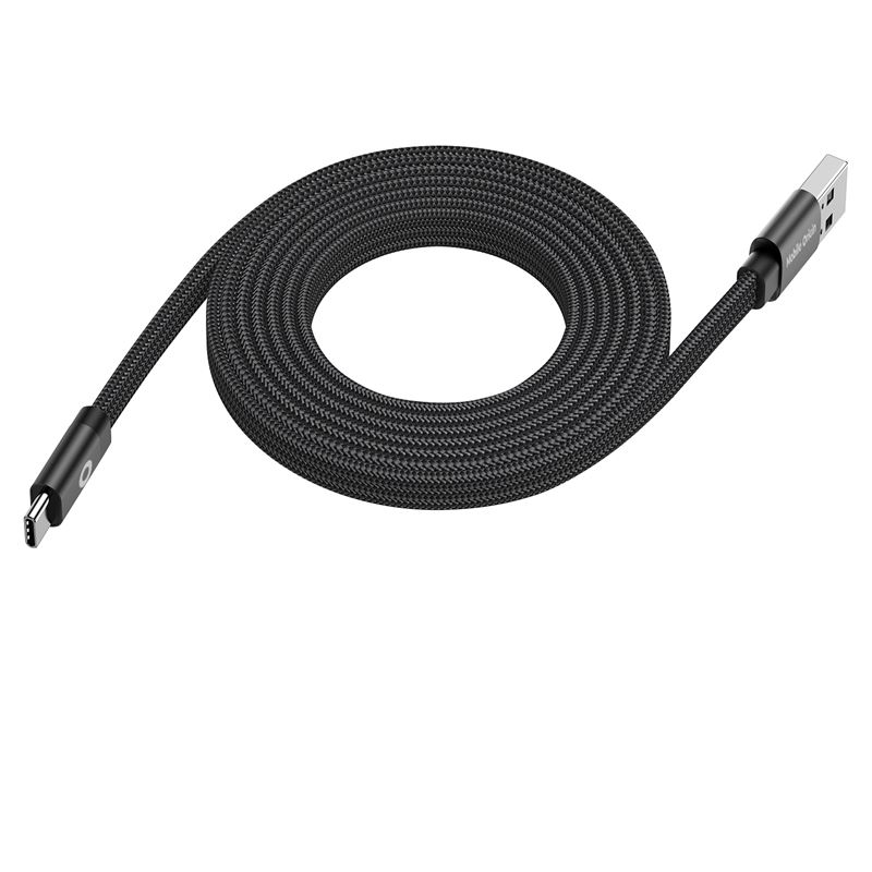 Mobile Origin Magnetic Flat Patented Cable USB-A to USB-C 1m - Black