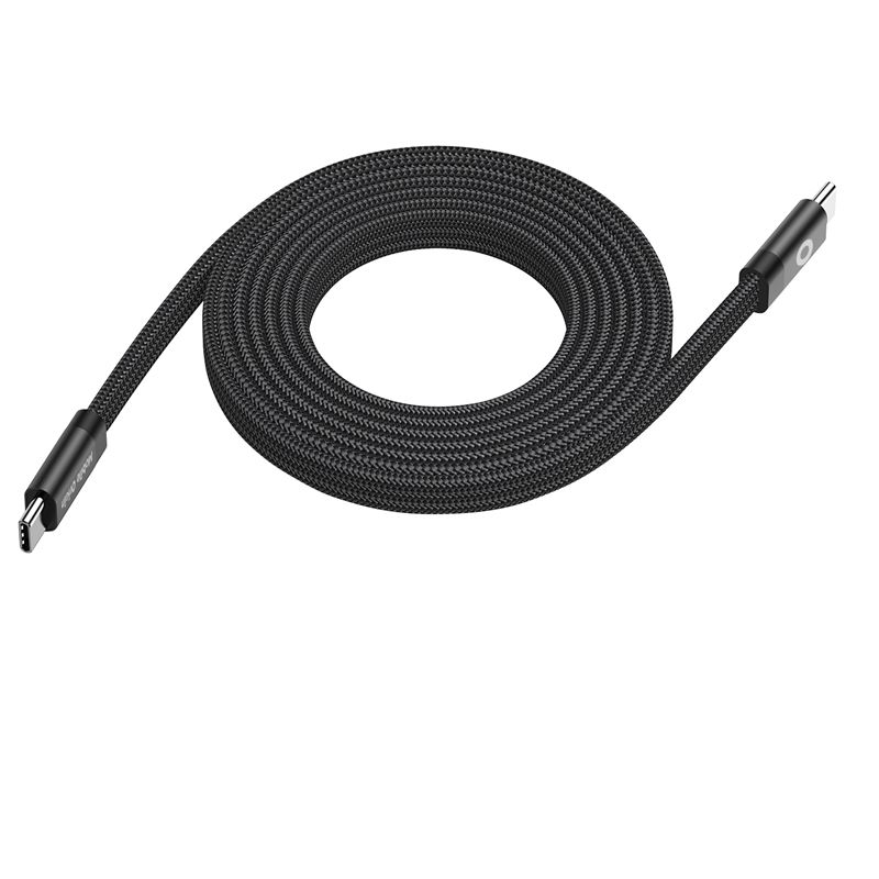 Mobile Origin Magnetic Flat Patented Cable USB-C to USB-C 1m - Black