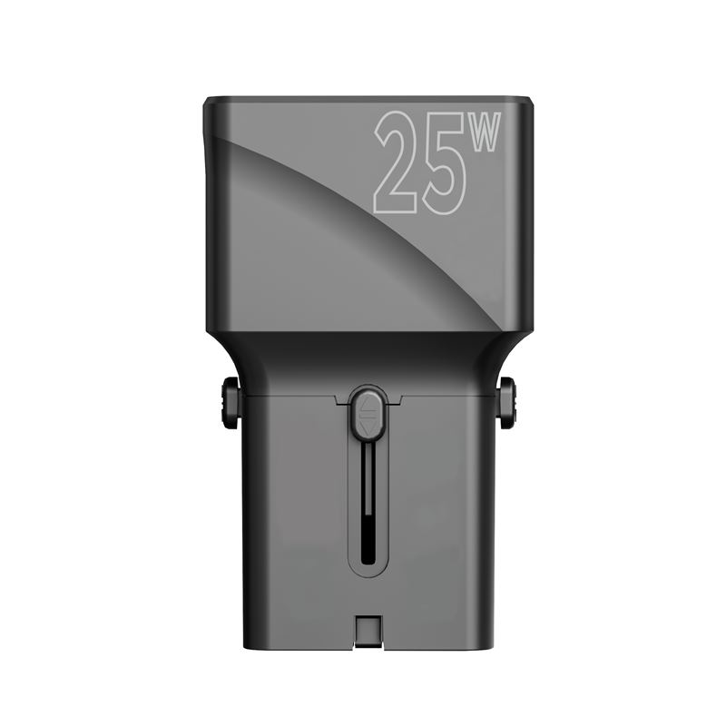 Mobile Origin 25W Travel Adapter (EU/US/UK/AU) - Black