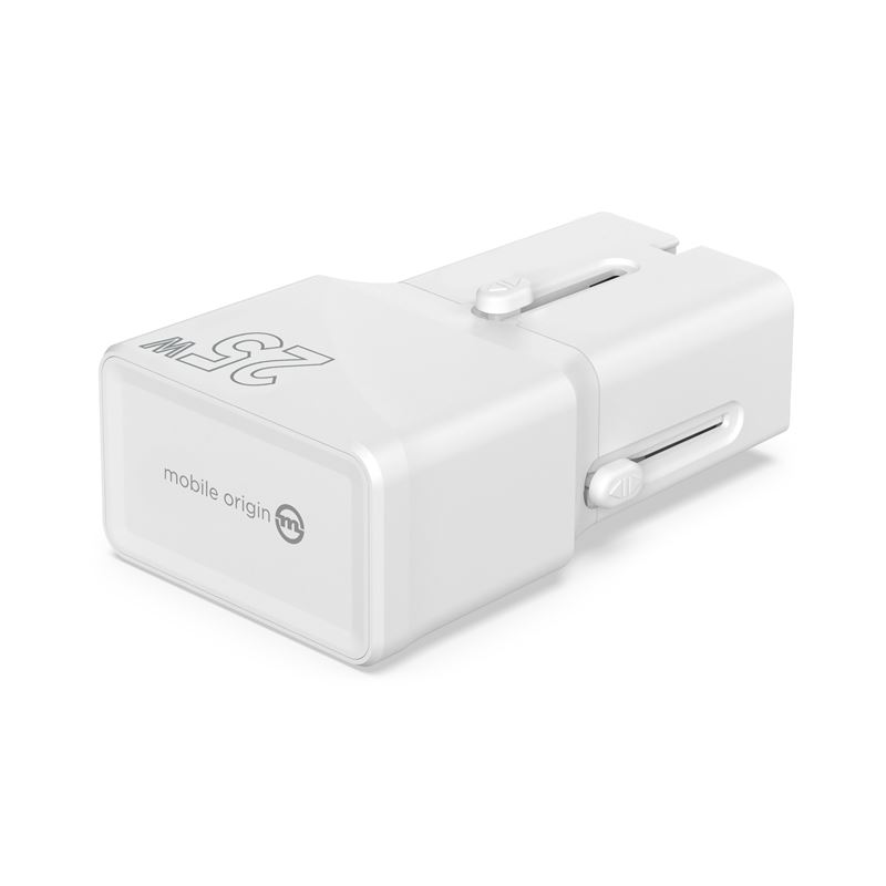 Mobile Origin 25W Travel Adapter (EU/US/UK/AU) - White