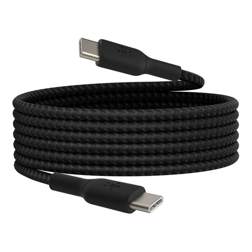 Belkin kábel Boost Charge Braided USB-C to USB-C 2m - Black
