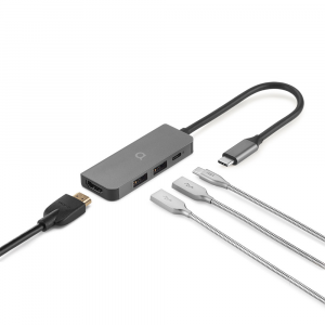 Aiino - Essential 4 in 1 Hub for MacBook and iPad