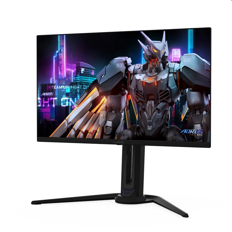 GIGABYTE LCD AORUS FO27Q3 GAMING Monitor 27" QHD 2560x1440, QD-OLED, 360Hz, Speakers, 2xHDMI, DP, USB-C, USB 3.2 KVM