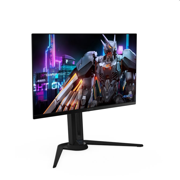 GIGABYTE LCD AORUS FO27Q3 GAMING Monitor 27" QHD 2560x1440, QD-OLED, 360Hz, Speakers, 2xHDMI, DP, USB-C, USB 3.2 KVM