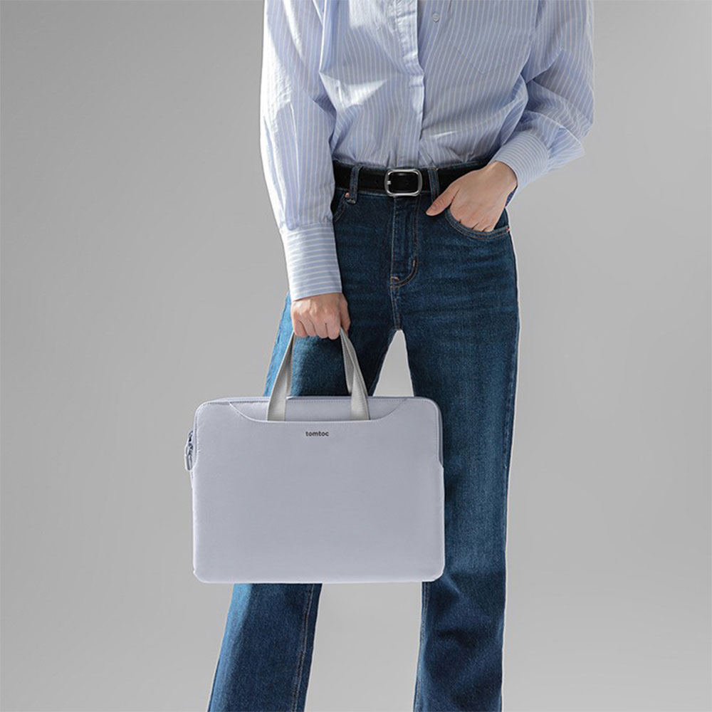 Tomtoc puzdro The Her Sleeve pre Macbook Pro 16" - Dark Gray/Blue