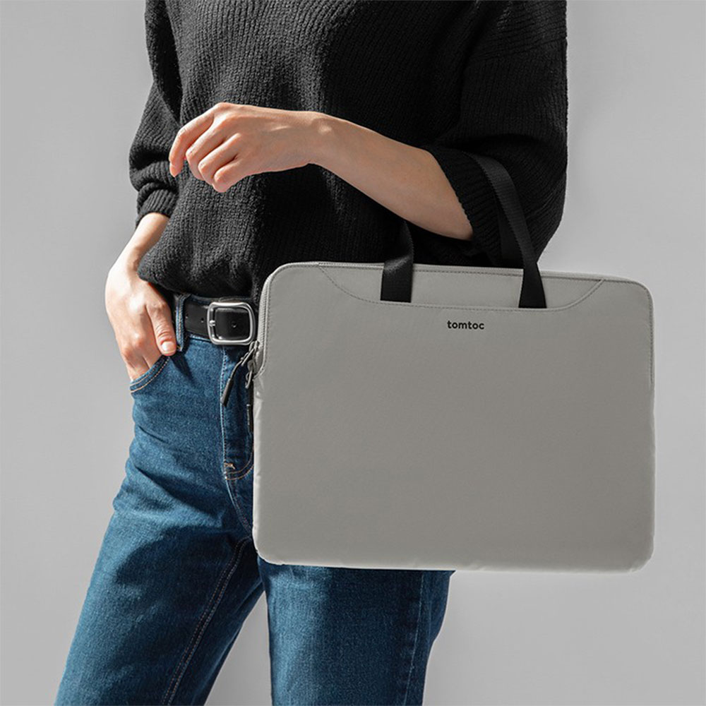 Tomtoc puzdro The Her Sleeve pre Macbook Pro 16" - Dark Gray/Gray