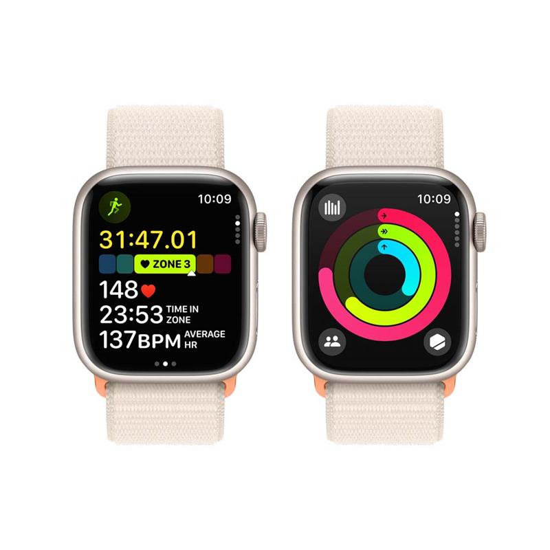 Apple Watch Series 9 GPS 41mm Hvězdně bílý hliník *Třída A*