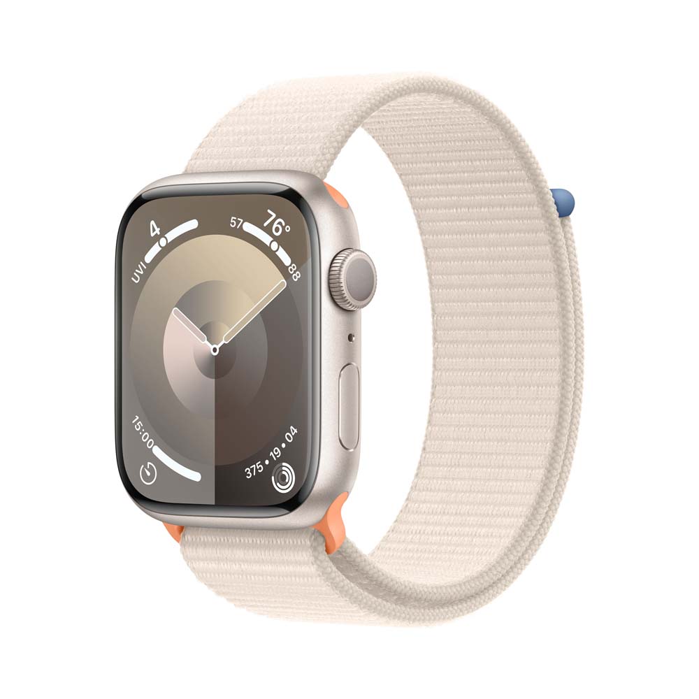 Apple Watch Series 9 GPS 45mm Hvězdně bílý hliník *Třída A*