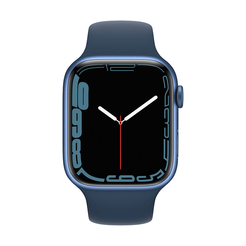 Apple Watch Series 7 GPS 45mm puzdro z modrého hliníka *Trieda C*