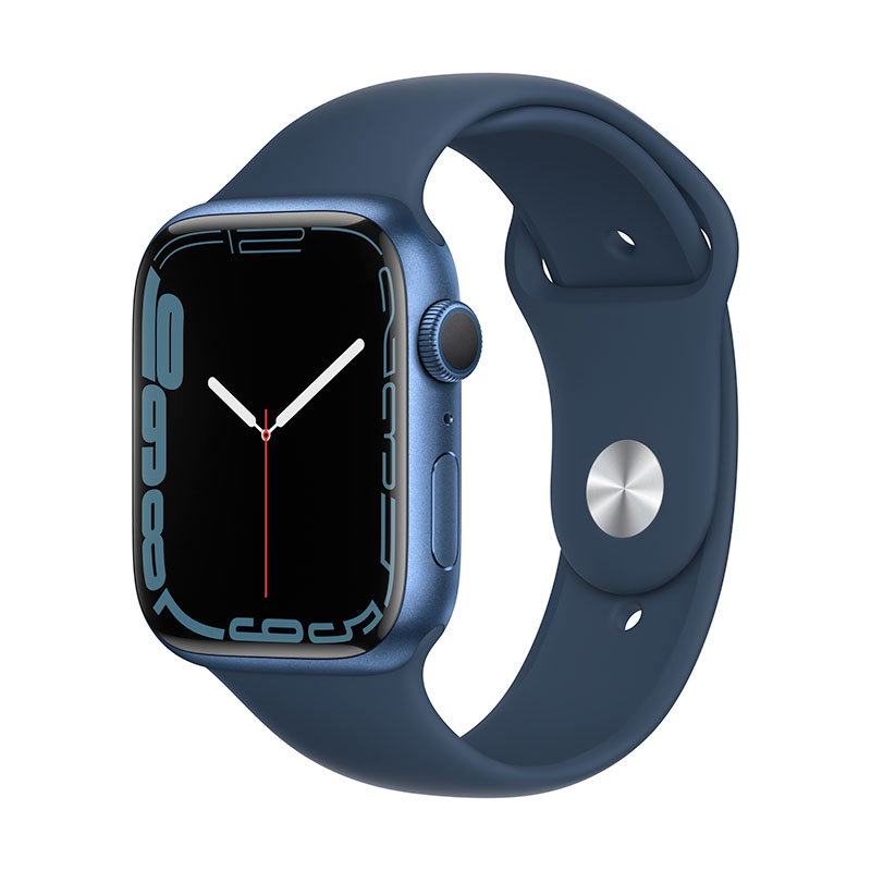 Apple Watch Series 7 GPS 45mm puzdro z modrého hliníka *Trieda C*