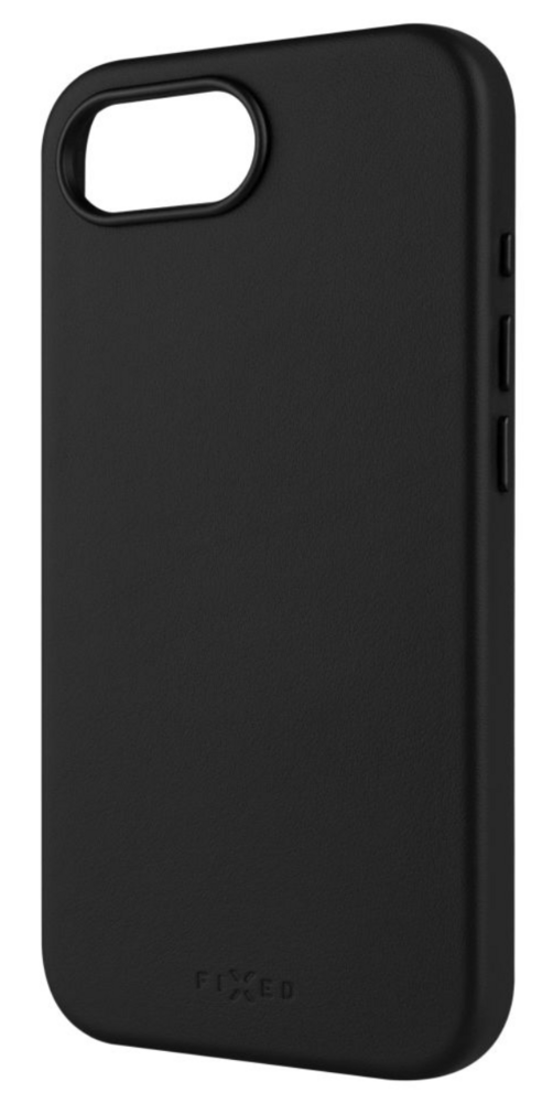 FIXED kožený kryt MagLeather s podporou MagSafe pro Apple iPhone 17e/16e, černý