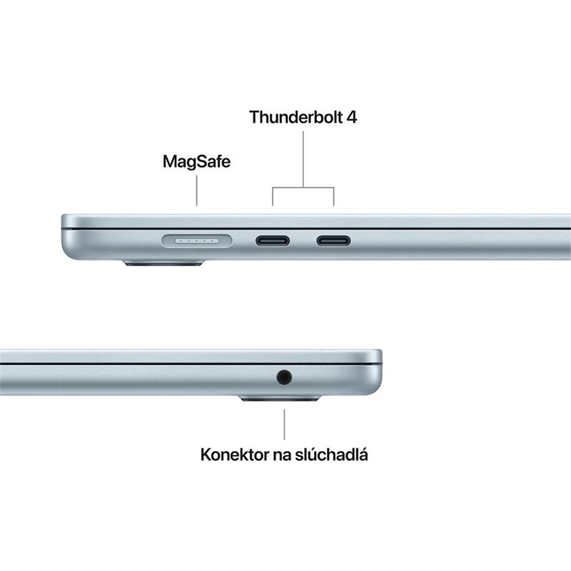 MacBook Air 15" Apple M4 10C CPU 10C GPU 24GB 512GB Nebeský modrý SK