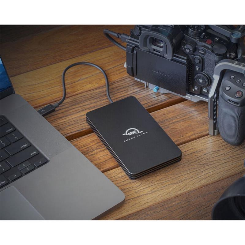 OWC 2TB Envoy Ultra Thunderbolt 5 Portable SSD - Black