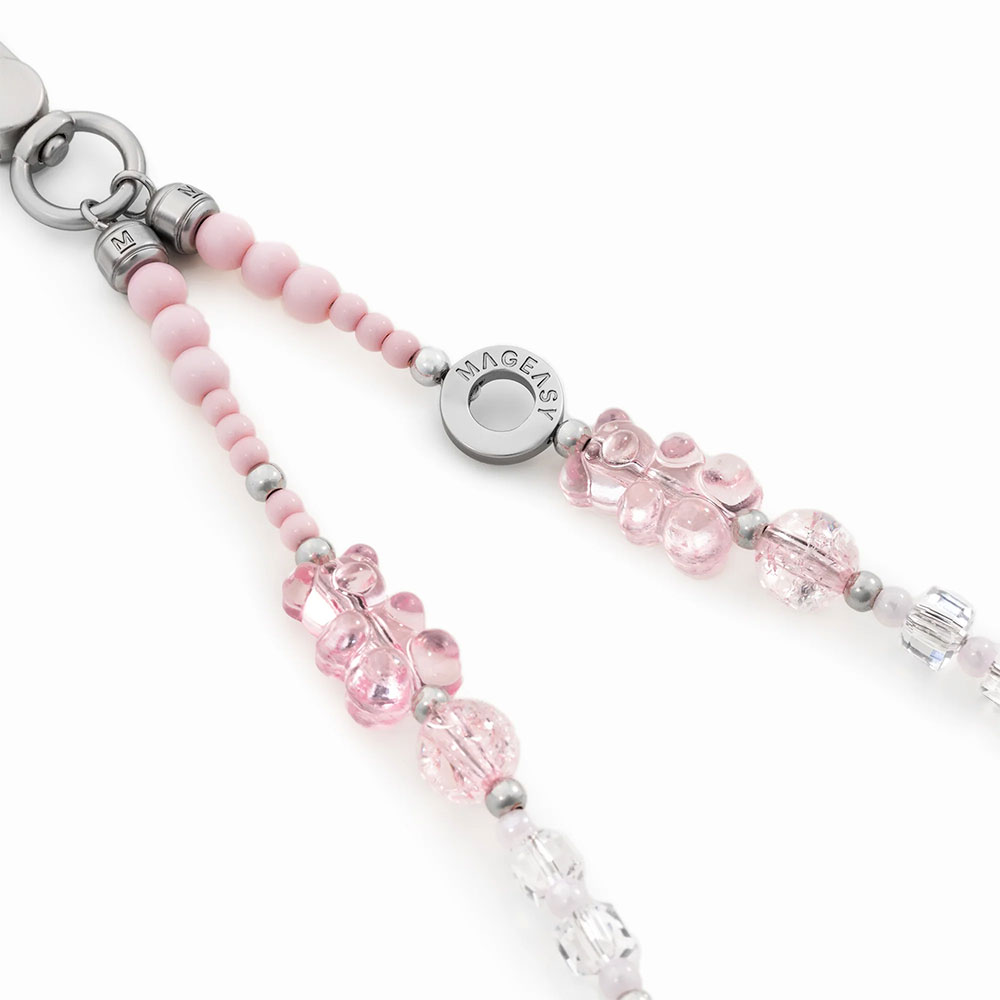 SwitchEasy Beaded Wrist Strap + Strap Card - Bear Bliss