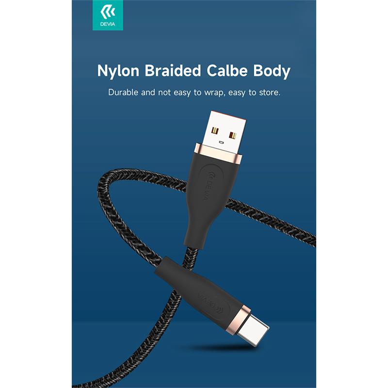 Devia kábel USB-A to USB-C Star Series Cable 1.2m - White