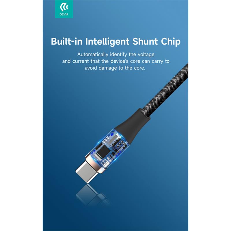 Devia kábel USB-C to USB-C Star Series Cable 1.5m - Black