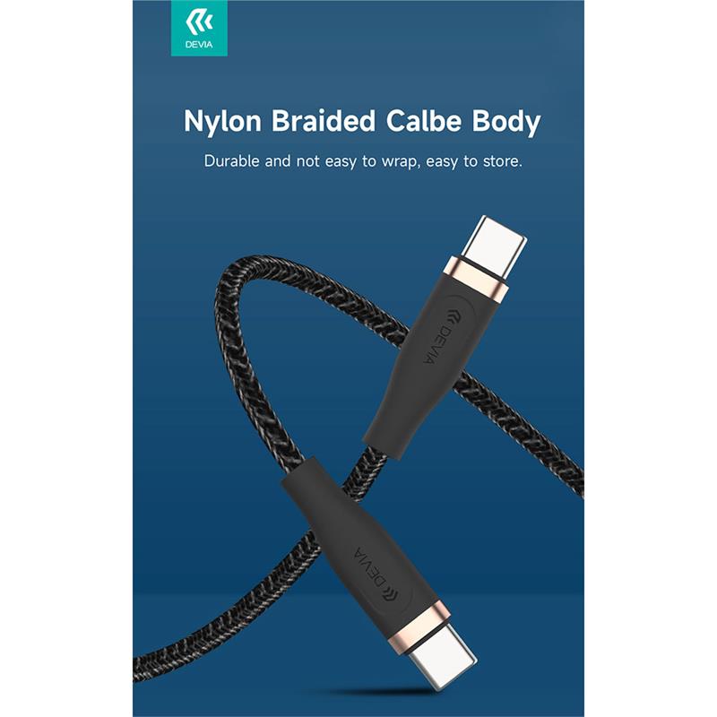 Devia kábel USB-C to USB-C Star Series Cable 1.5m - Black