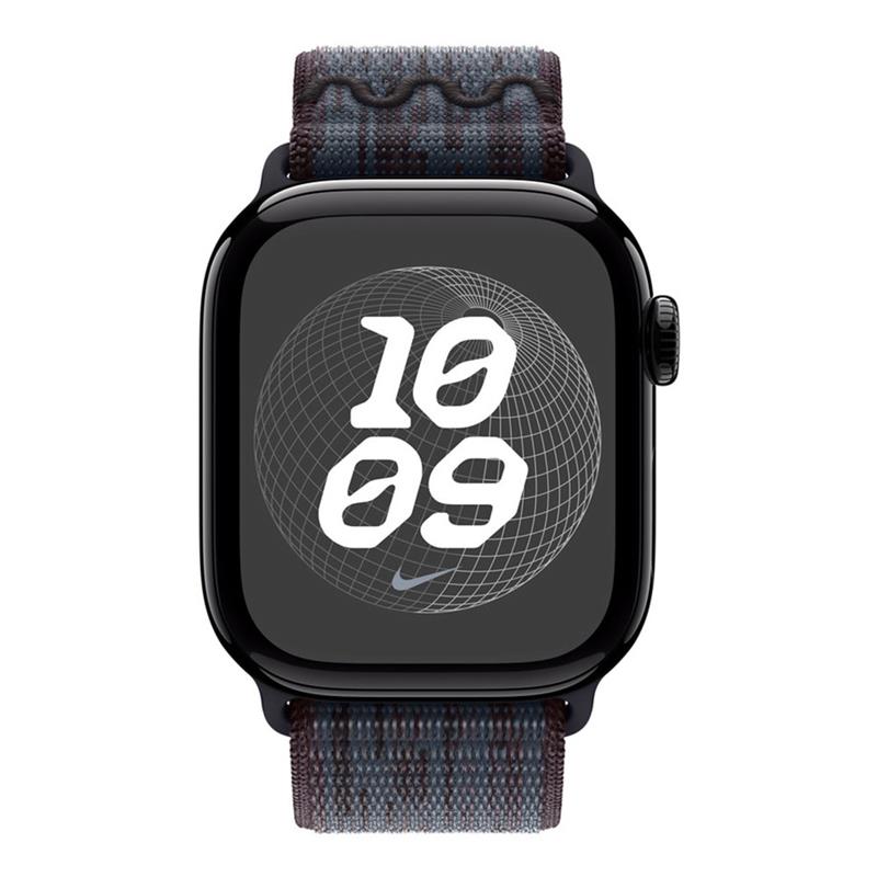 Apple Watch 46mm Black/Blue Nike Sport Loop *Rozbalený*
