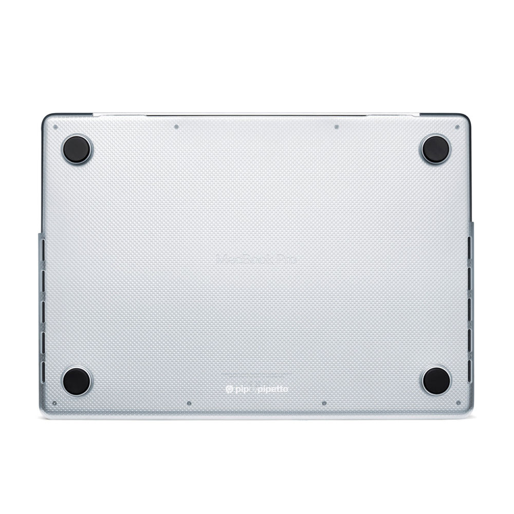 Pipetto kryt Hardshell Dots Case pre Macbook Pro 14" M1/M2//M3/M4 - Frosted  Clear