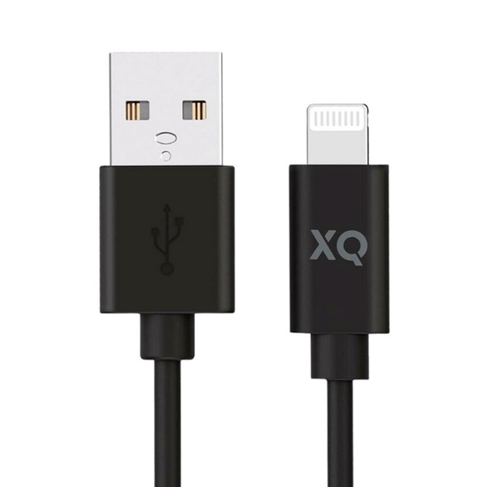 Xqisit kábel USB to Lightning 1m MFI certified - Black