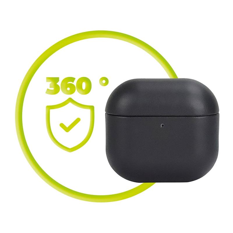 Mobile Origin puzdro Leather case pre Airpods 4 - Black