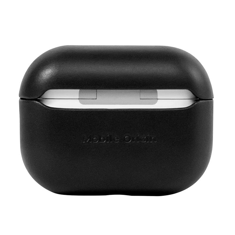 Mobile Origin puzdro Leather case pre Airpods Pro 2 - Black