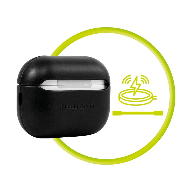 Mobile Origin puzdro Leather case pre Airpods Pro 2 - Black