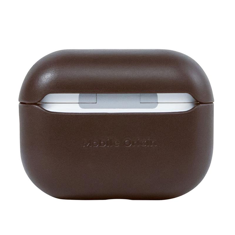 Mobile Origin puzdro Leather case pre Airpods Pro 2 - Brown