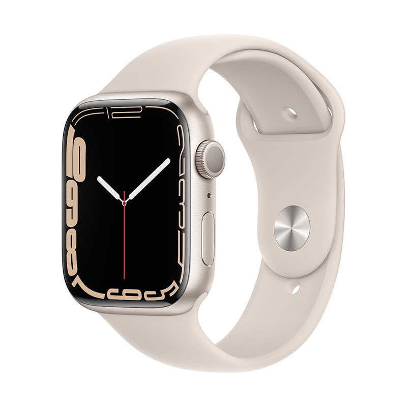 Apple Watch Series 7 GPS, 45mm Hvězdně bílý hliník *Třída B*