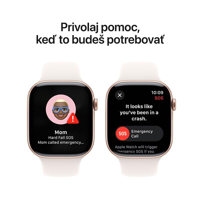 Apple Watch Series 10 GPS 42mm Růžově zlatý hliník *Třída C*