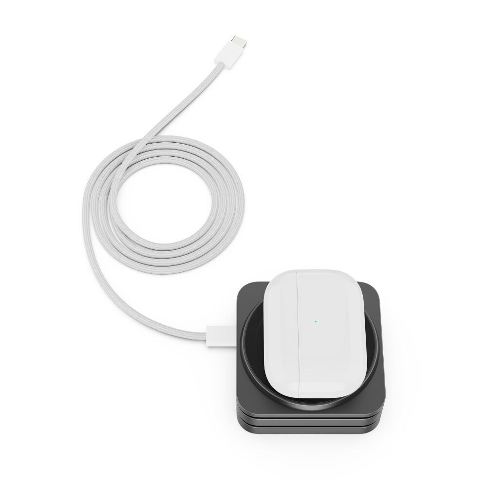 Cubenest Qi2 3v1 Skladacia bezdrôtová nabíjačka SQ312 Pro - čierny titan