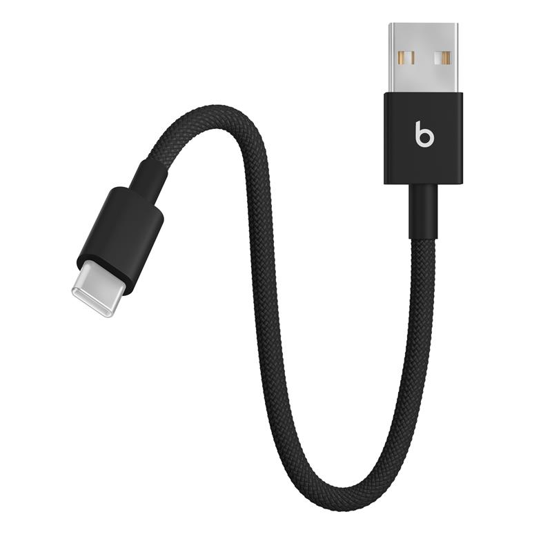 Apple Beats USB-A to USB-C Woven Short Cable (20 cm) - Bolt Black