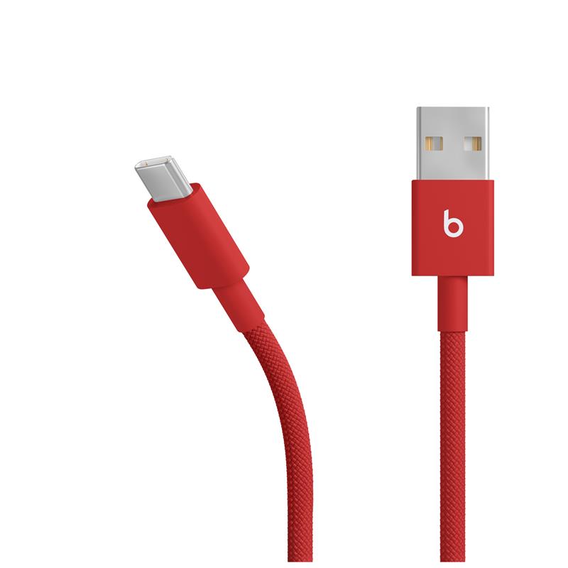 Apple Beats USB-A to USB-C Woven Cable (1.5 m) - Rapid Red