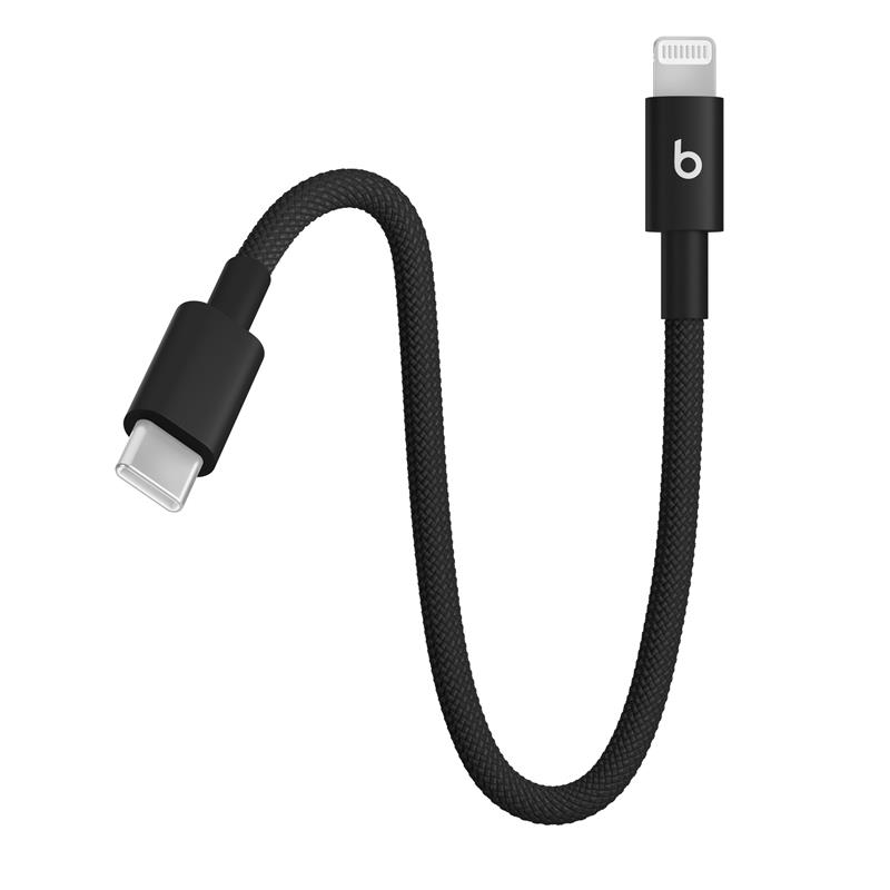 Apple Beats USB-C to Lightning Woven Short Cable (20 cm) - Bolt Black