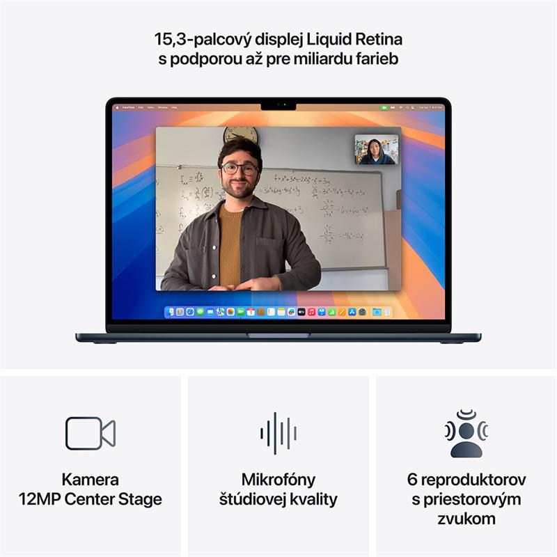 CTO MacBook Air 13" Apple M4 10C CPU 10C GPU 32GB 2TB 70W Polnočný SK