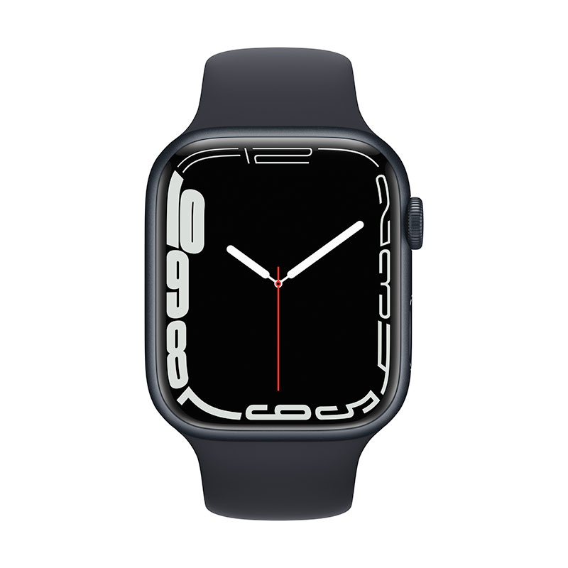 Apple Watch Series 7 GPS, 45mm Temně inkoustový hliník *Třída A*