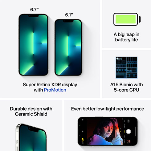 iPhone 13 Pro 512 GB Stříbrný *Třída A*