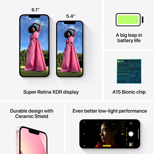 iPhone 13 512 GB Růžový *Třída A*