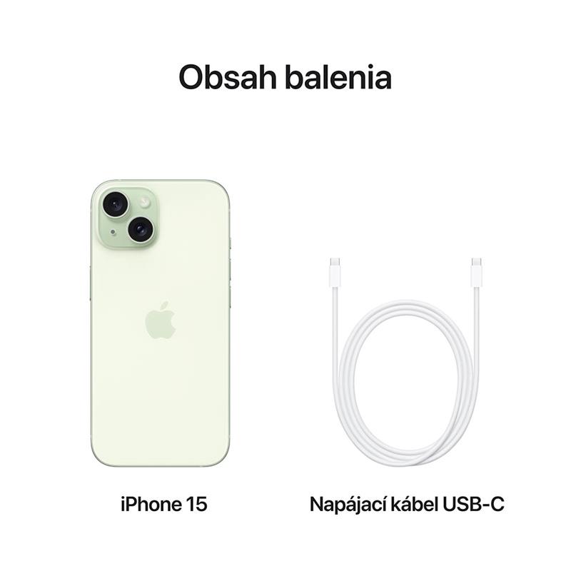 iPhone 15 512 GB Zelený *Třída A*