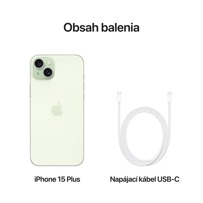 iPhone 15 Plus 128 GB Zelený *Třída A*