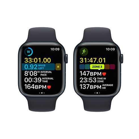 Apple Watch Series 8 GPS 45mm puzdro z temne atramentového hliníka *Trieda B*