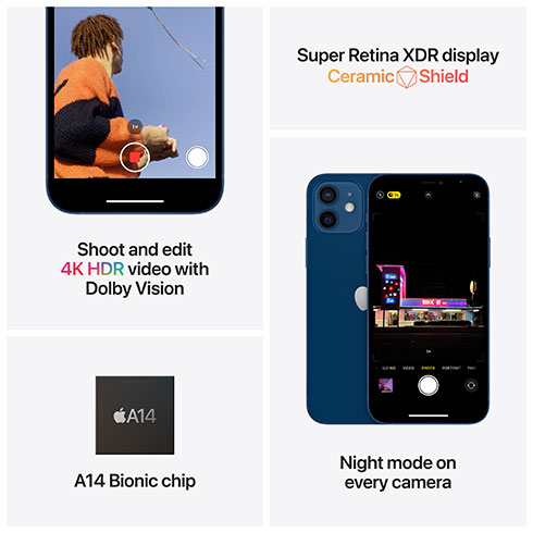 iPhone 12 mini 256 GB Černý *Třída B*